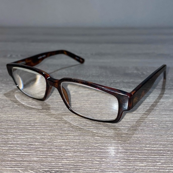 MODERN RETRO Tortoise Plastic Square Frame Eyeglasses 52/18/140 & Case - Picture 1 of 10